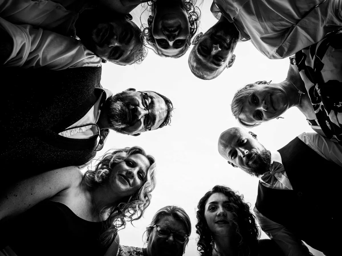 Mariage — photo de groupe